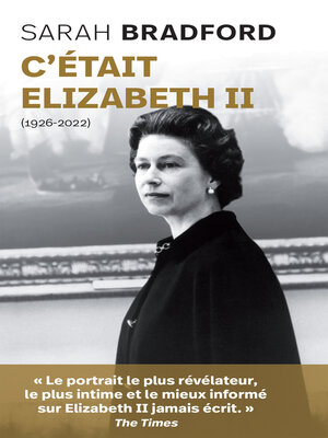 cover image of C'était Elizabeth II